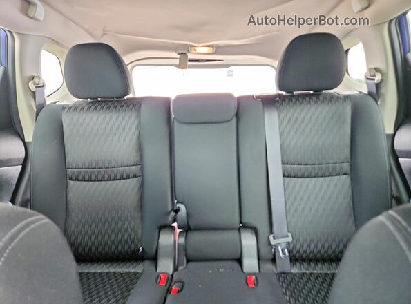 KNMAT2MT2JP507390 2018 NISSAN ROGUE Blue Rear seats view