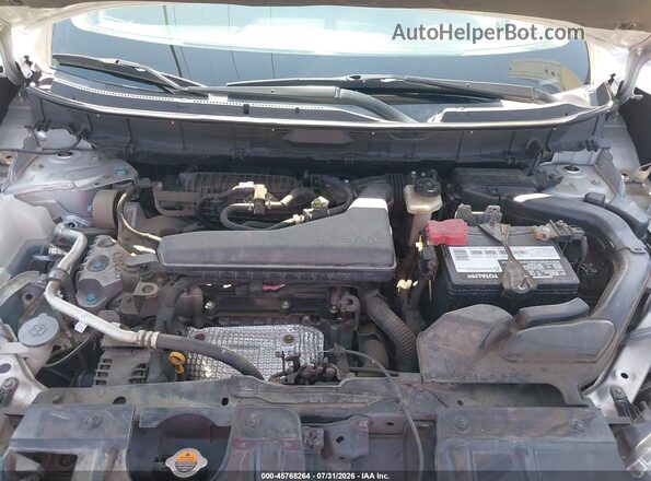 KNMAT2MT2JP567976 2018 NISSAN ROGUE Silver Widok z tyłu