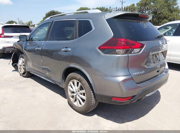 KNMAT2MT2KP527964 2019 NISSAN ROGUE Gray Trasero izquierdo