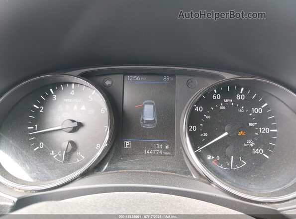 KNMAT2MT2KP528399 2019 NISSAN ROGUE White Հետևի նստատեղերի տեսք