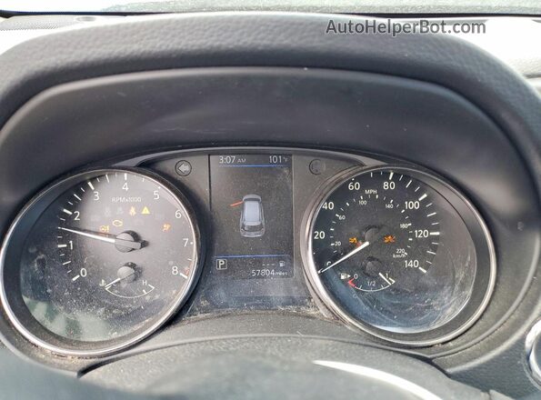 KNMAT2MT2KP534235 2019 NISSAN ROGUE Белый Вид щитка приборов