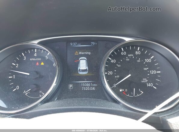 KNMAT2MT3GP613811 2016 NISSAN ROGUE Gray Vista de los asientos traseros