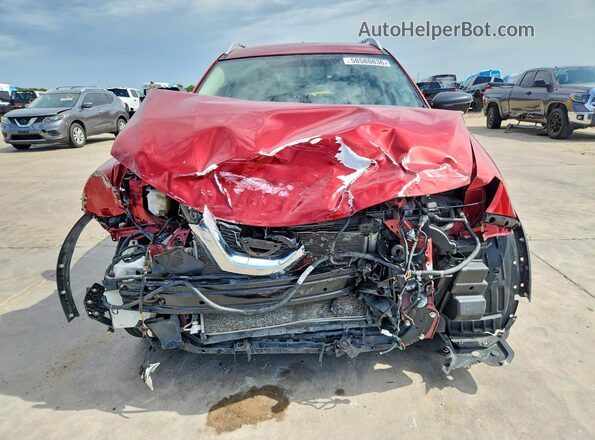 KNMAT2MT3GP617454 2016 NISSAN ROGUE Красный Вид спереди