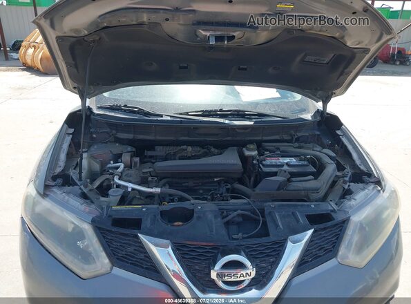 KNMAT2MT3GP623528 2016 NISSAN ROGUE Gray Widok z tyłu