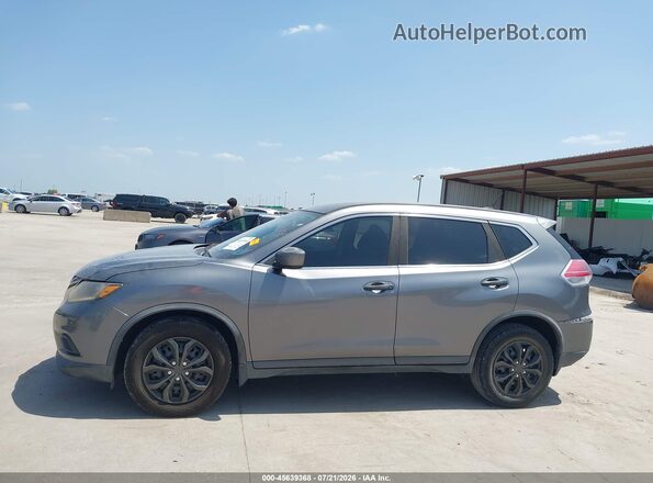 KNMAT2MT3GP623528 2016 NISSAN ROGUE Gray Widok wnętrza 360 stopni