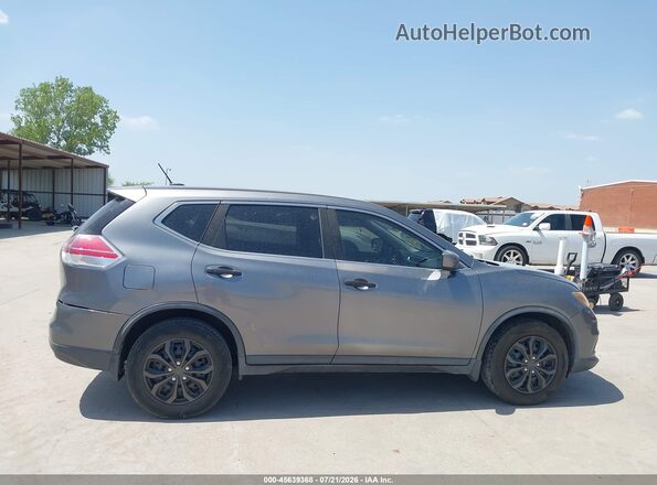 KNMAT2MT3GP623528 2016 NISSAN ROGUE Gray Widok wnętrza z tyłu
