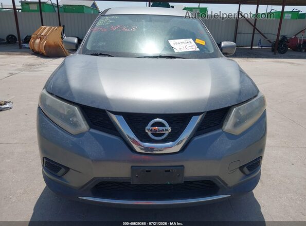 KNMAT2MT3GP623528 2016 NISSAN ROGUE Gray Widok zestawu wskaźników