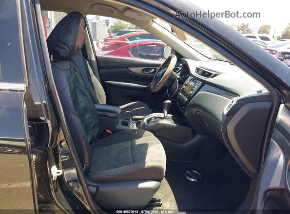 KNMAT2MT3GP636635 2016 NISSAN ROGUE Черный Вид салона спереди