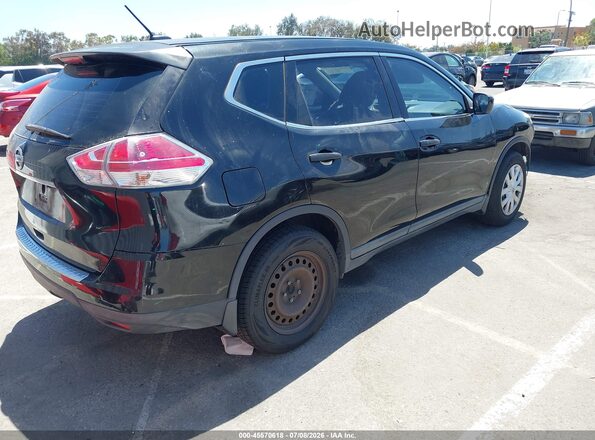 KNMAT2MT3GP636635 2016 NISSAN ROGUE Черный Задняя правая четверть
