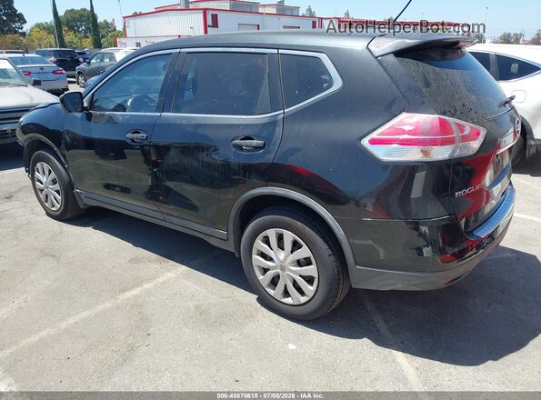 KNMAT2MT3GP636635 2016 NISSAN ROGUE Черный Задняя левая четверть