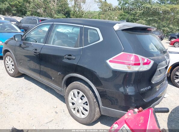 KNMAT2MT3GP665245 2016 NISSAN ROGUE Black Rear left