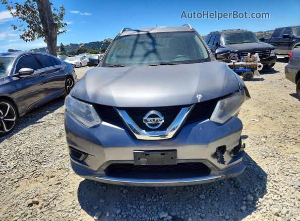 KNMAT2MT3GP707753 2016 NISSAN ROGUE Gray Դիմացի տեսք