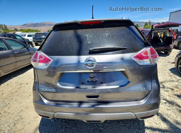 KNMAT2MT3GP707753 2016 NISSAN ROGUE Gray Հետևի տեսք