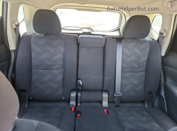 KNMAT2MT3GP707753 2016 NISSAN ROGUE Gray Հետևի նստատեղերի տեսք