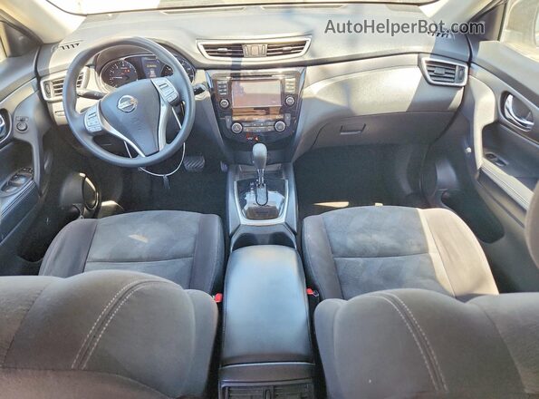 KNMAT2MT3GP707753 2016 NISSAN ROGUE Gray Առջևի վահանակի տեսք