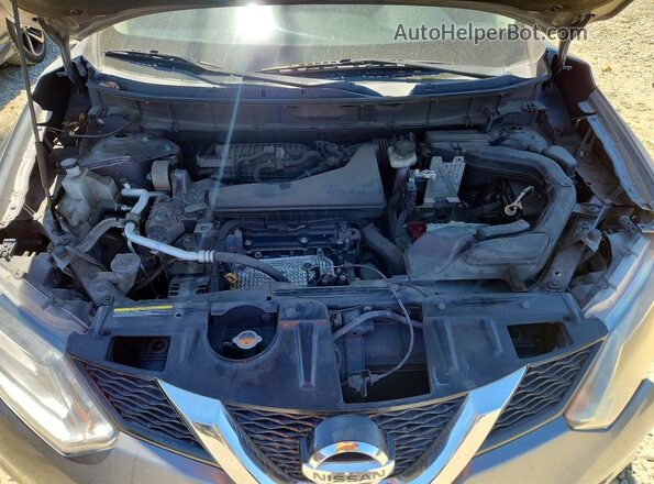 KNMAT2MT3GP707753 2016 NISSAN ROGUE Gray Շարժիչի բաժամունքի տեսք