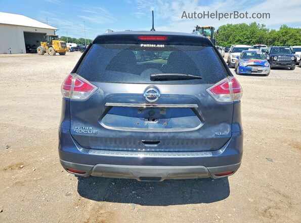 KNMAT2MT3GP708062 2016 NISSAN ROGUE Синий Вид сзади
