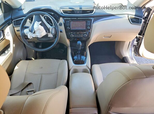 KNMAT2MT3GP708062 2016 NISSAN ROGUE Синий Вид панели приборов