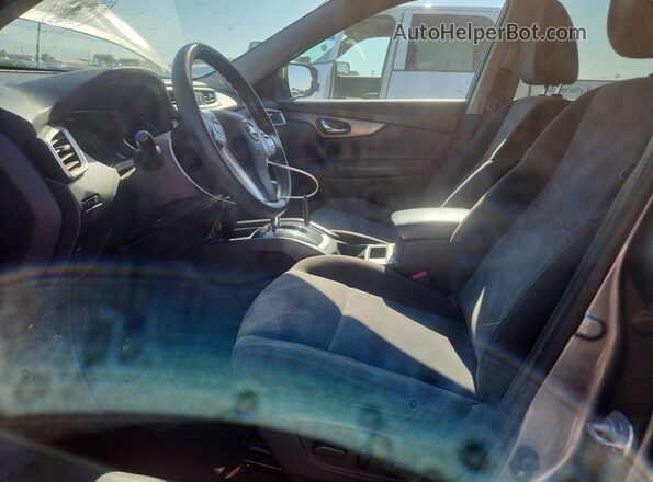 KNMAT2MT3GP731230 2016 NISSAN ROGUE Gray Widok wnętrza z przodu