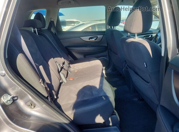 KNMAT2MT3GP731230 2016 NISSAN ROGUE Gray Widok tylnych siedzeń