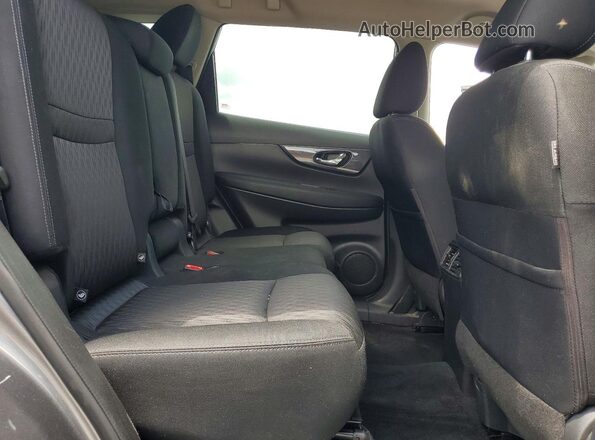 KNMAT2MT3HP536102 2017 NISSAN ROGUE Gray უკანა სალონის ხედი