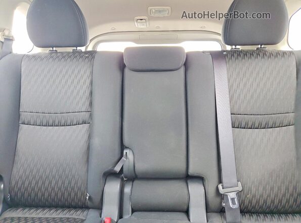 KNMAT2MT3HP536102 2017 NISSAN ROGUE Gray უკანა სავარძლების ხედი