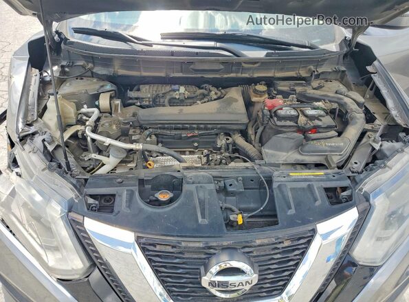 KNMAT2MT3HP536102 2017 NISSAN ROGUE Gray ძრავის განყოფილების ხედი