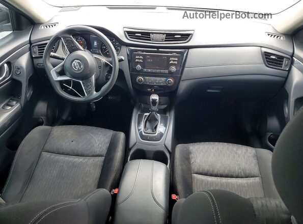 KNMAT2MT3HP536102 2017 NISSAN ROGUE Gray წინა პანელის ხედი