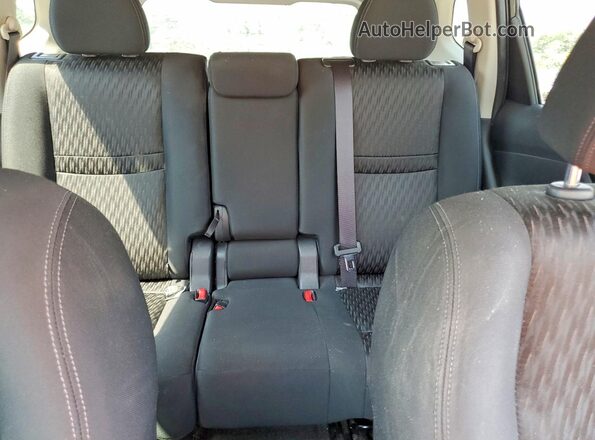 KNMAT2MT3HP556172 2017 NISSAN ROGUE Black Vista de los asientos traseros