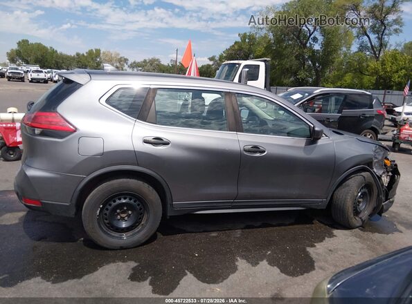 KNMAT2MT3HP570248 2017 NISSAN ROGUE Серый Вид задней части салона