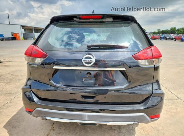 KNMAT2MT3HP616192 2017 NISSAN ROGUE Black Вид ззаду