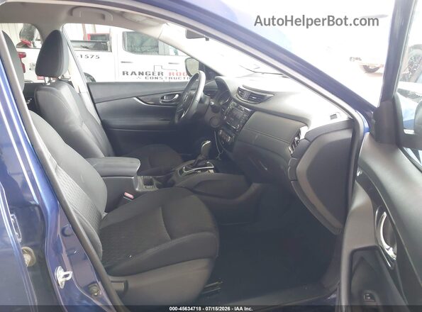 KNMAT2MT3JP538891 2018 NISSAN ROGUE Blue Vista interior delantera