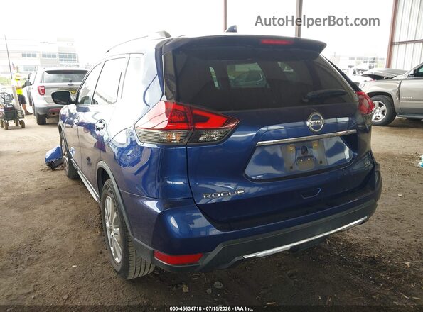 KNMAT2MT3JP538891 2018 NISSAN ROGUE Blue Trasero izquierdo