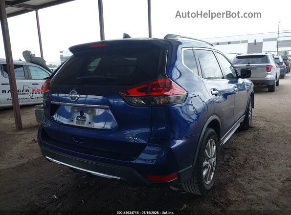 KNMAT2MT3JP538891 2018 NISSAN ROGUE Blue Trasero derecho
