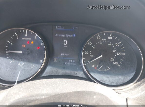 KNMAT2MT3JP621625 2018 NISSAN ROGUE Silver Հետևի նստատեղերի տեսք