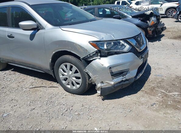 KNMAT2MT3JP621625 2018 NISSAN ROGUE Silver Դիմացի տեսք