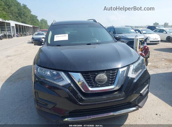 KNMAT2MT3JP621687 2018 NISSAN ROGUE Black Widok zestawu wskaźników