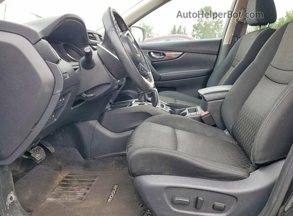 KNMAT2MT3KP505326 2019 NISSAN ROGUE Black Вид салону спереду