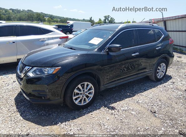 KNMAT2MT3KP546670 2019 NISSAN ROGUE Black Առջևի ձախ երեք քառորդ տեսարան