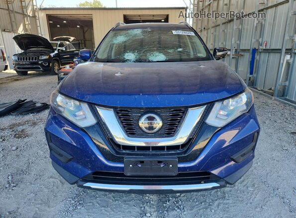 KNMAT2MT3KP557930 2019 NISSAN ROGUE Blue წინა ხედი