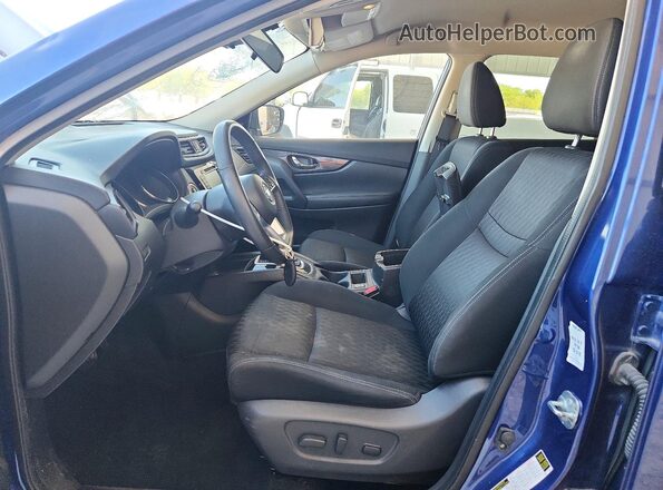 KNMAT2MT3KP557930 2019 NISSAN ROGUE Blue წინა სალონის ხედი