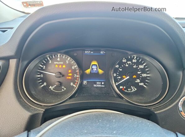 KNMAT2MT3KP557930 2019 NISSAN ROGUE Blue ხელსაწყოთა პანელის ხედი