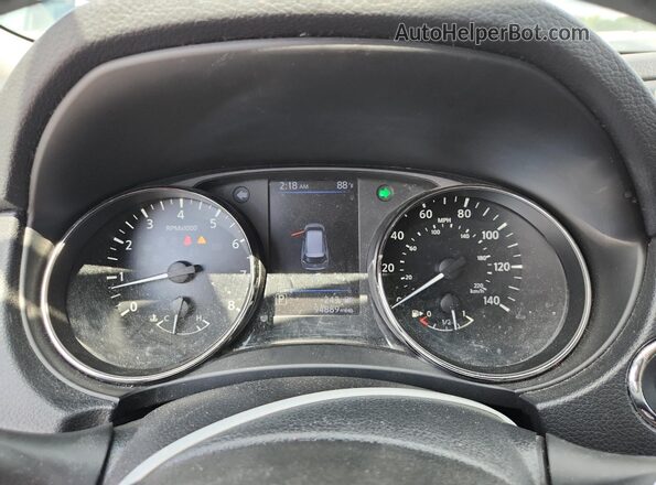 KNMAT2MT3LP533418 2020 NISSAN ROGUE Gray ხელსაწყოთა პანელის ხედი