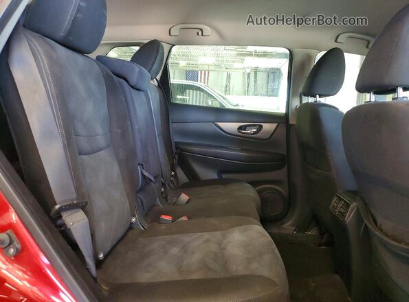 KNMAT2MT4GP602414 2016 NISSAN ROGUE Red Вид задньої частини салону