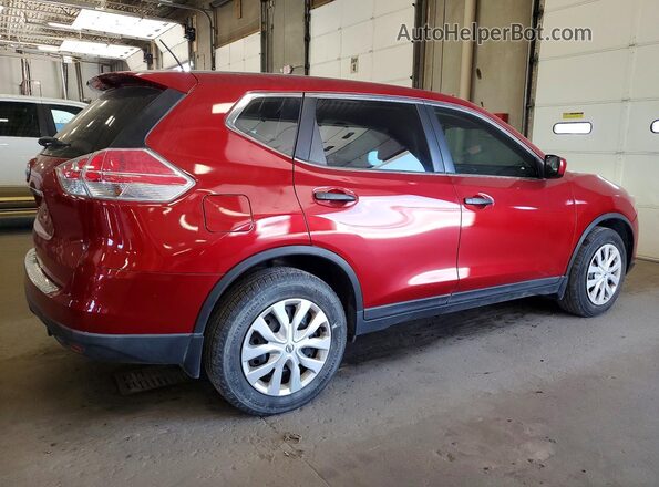 KNMAT2MT4GP602414 2016 NISSAN ROGUE Red Задня права чверть