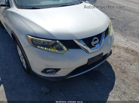 KNMAT2MT4GP630150 2016 NISSAN ROGUE White Vista frontal