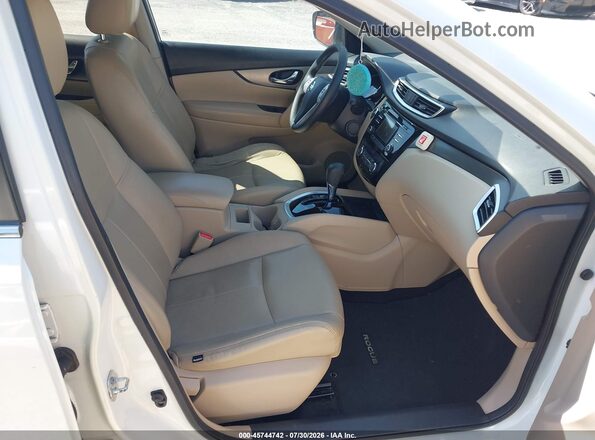 KNMAT2MT4GP630150 2016 NISSAN ROGUE White Vista interior delantera