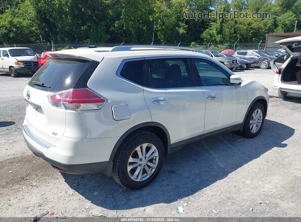 KNMAT2MT4GP630150 2016 NISSAN ROGUE White Trasero derecho