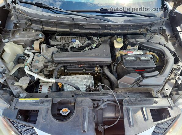 KNMAT2MT4GP644257 2016 NISSAN ROGUE Серый Вид подкапотного пространства
