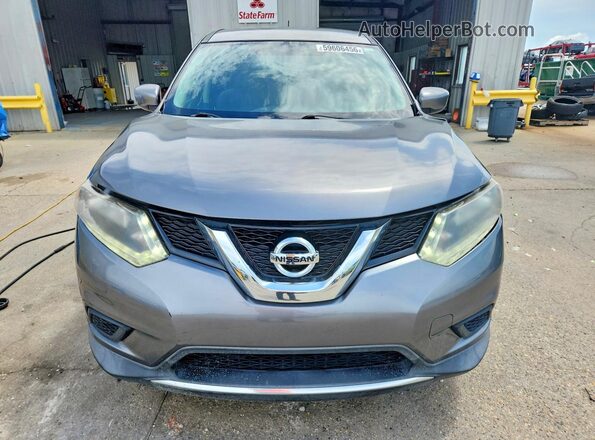KNMAT2MT4GP644257 2016 NISSAN ROGUE Серый Вид спереди